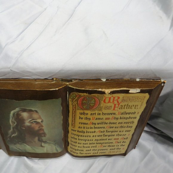 Lord's Prayer Book - painted and lacquered - very pretty! - Picture 2 of 3